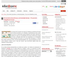 De los textos discontinuos y la diversidad textual... El uso de la infografía en el aula