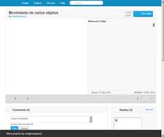 Proyecto de Scratch: Objetos moviéndose