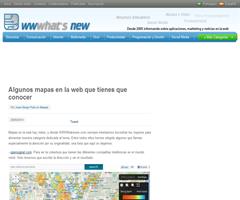 Algunos mapas en la web que tienes que conocer