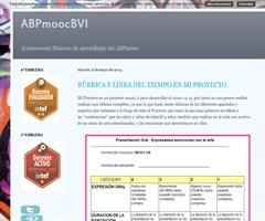 Rúbrica y Línea del tiempo