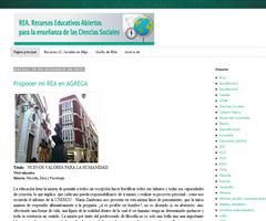 Recursos creados y compartidos en el blog del curso "Recursos educativos abiertos para la enseñanza de las Ciencias Sociales"
