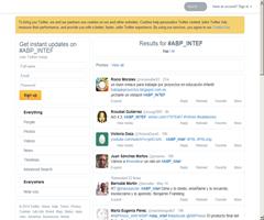 Hashtag del curso #ABP_Intef en Twitter