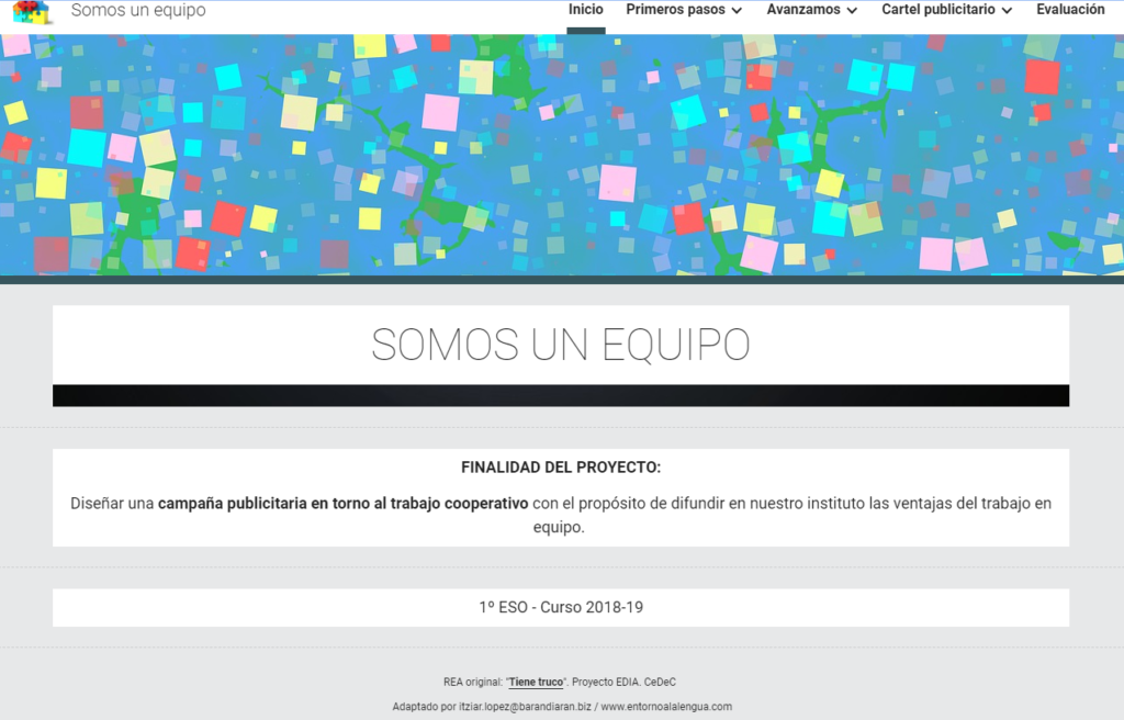 Un recurso para iniciar a los alumnos en trabajo cooperativo y obtener información sobre su nivel competencial.
