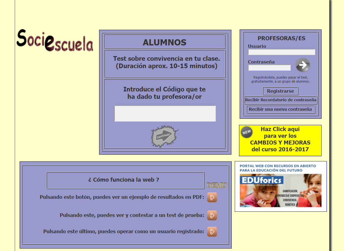  Sociescuela – Test de convivencia en clase