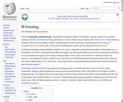 Definición mobile learning