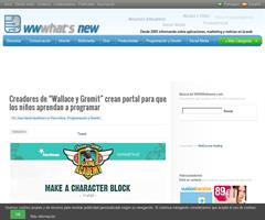 Creadores de “Wallace y Gromit” crean portal para que los niños aprendan a programar