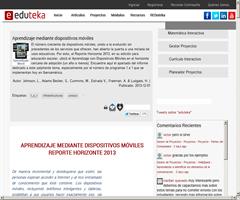 APRENDIZAJE MEDIANTE DISPOSITIVOS MÓVILES REPORTE HORIZONTE 2013