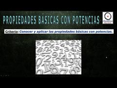 (Potencias) - Propiedades Básicas de las Potencias