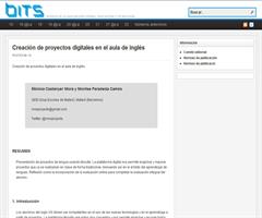 Creación de proyectos digitales en el aula de inglés