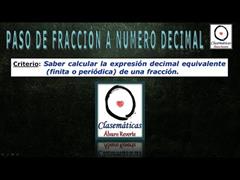 (Fracciones) - Paso de Fracción a Decimal