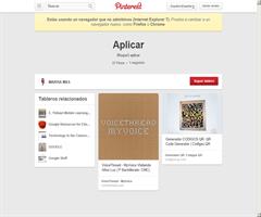 Aplicar tablero pinterest