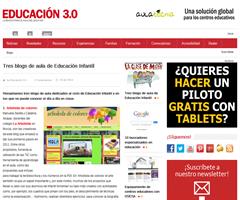 Tres blogs de aula de E. I.