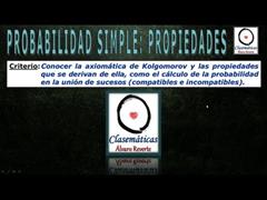 (Probabilidad) - La Probabilidad Simple: Propiedades