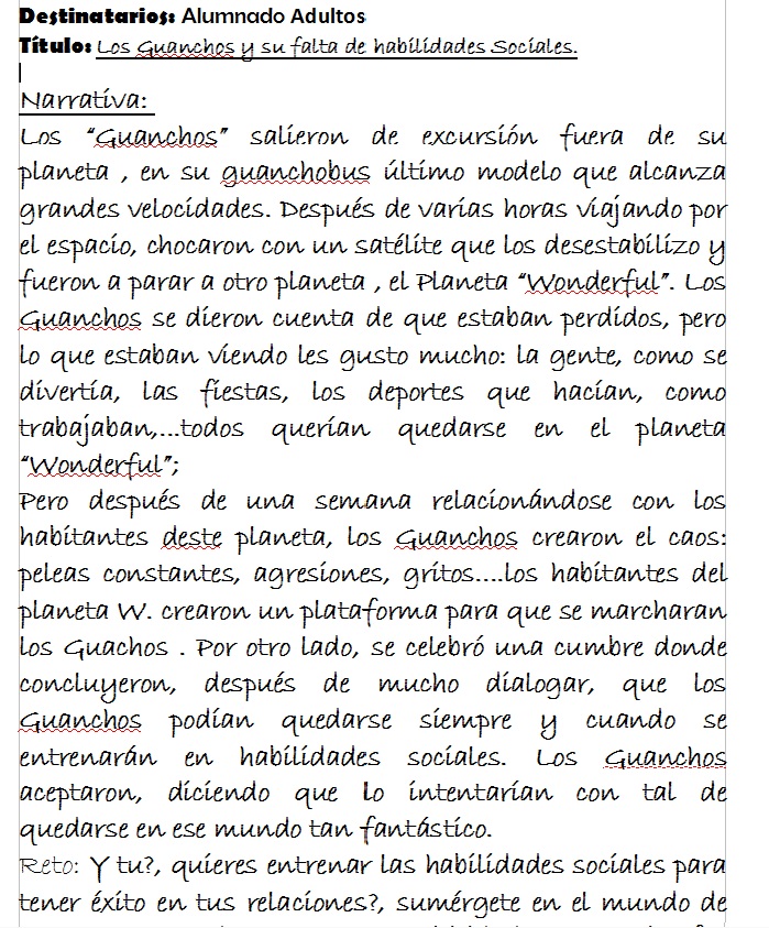 Narrativa del nivel 3