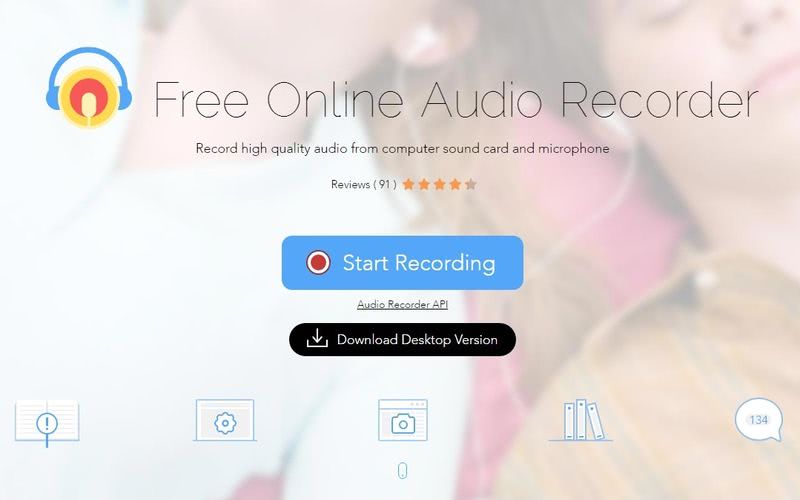 Apowersoft: utilidad web o de Escritorio para grabar audio