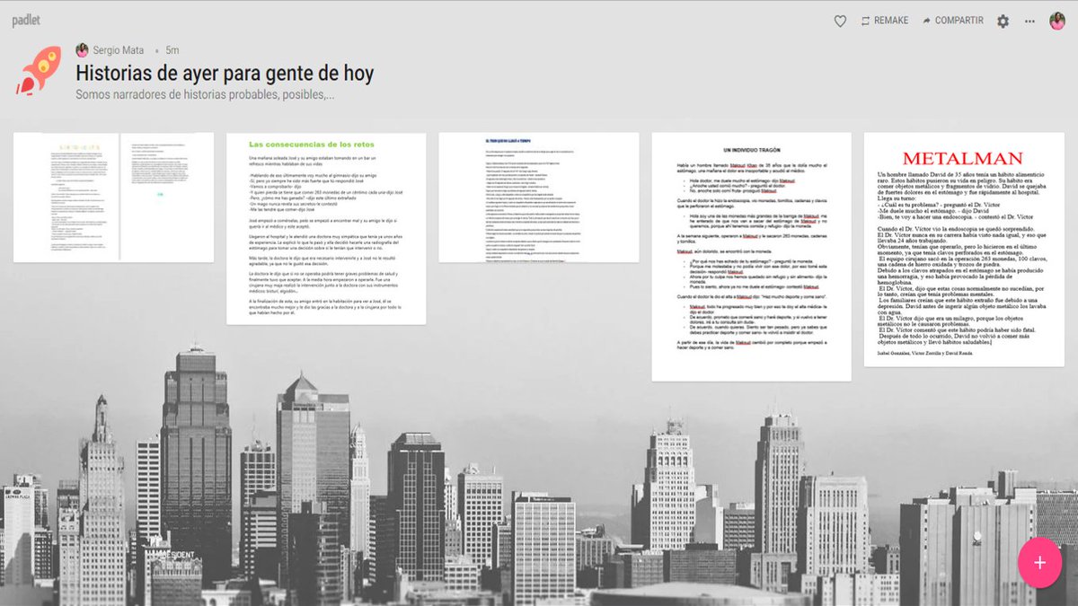 Adaptación del REA “Historias de ayer para gente de hoy” en el Colegio Cardenal Herrera Oria de Málaga. 