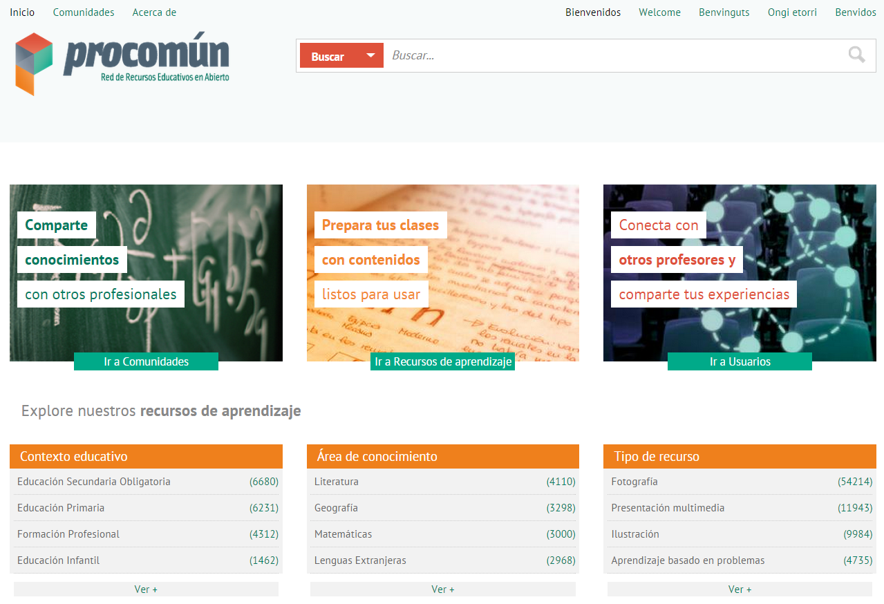 Bienvenidos al Taller de Procomún en INTERDIDAC