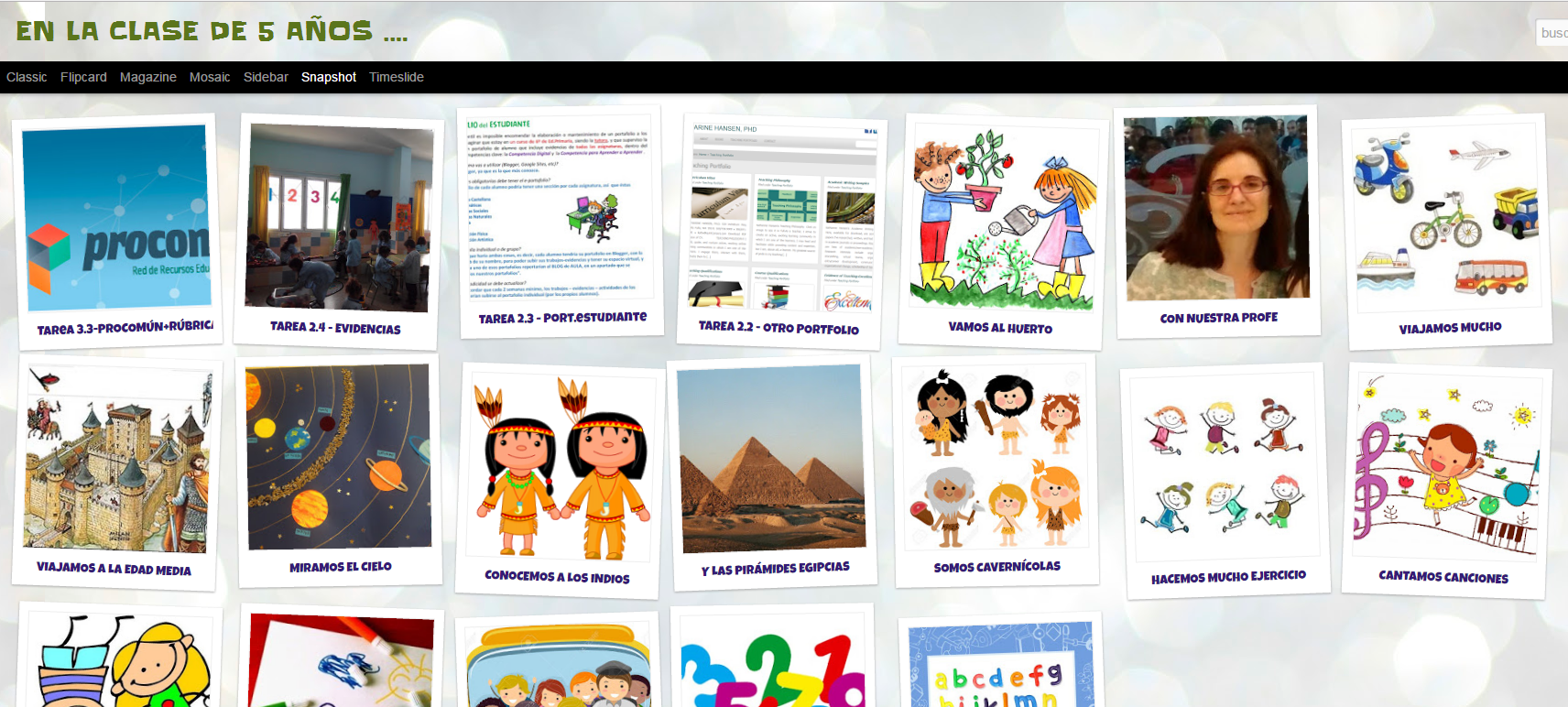 Un PORTFOLIO de AULA para los ALUMNOS de 5 AÑOS 