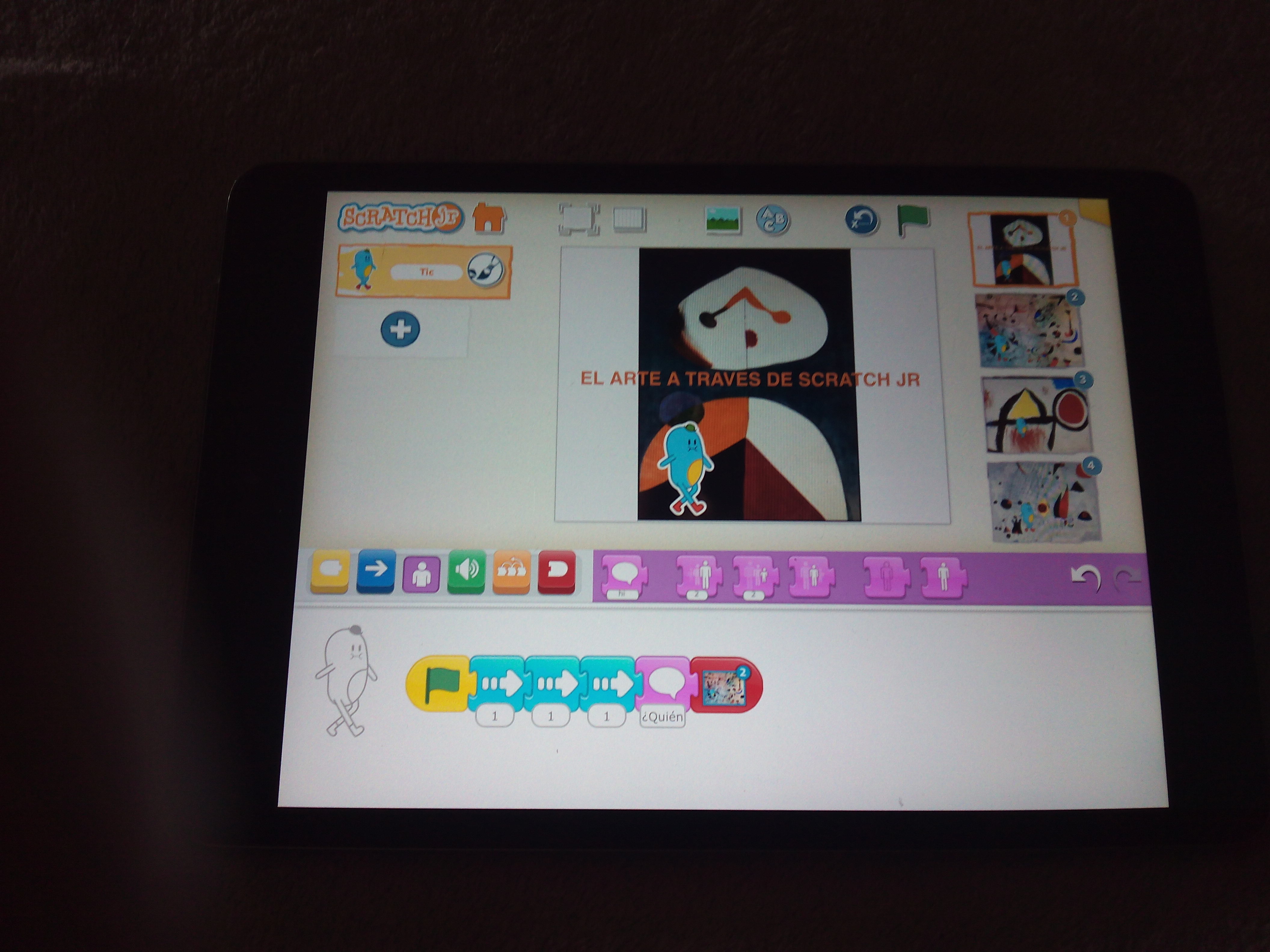 Reto 4. El arte a través de Scratch JR.