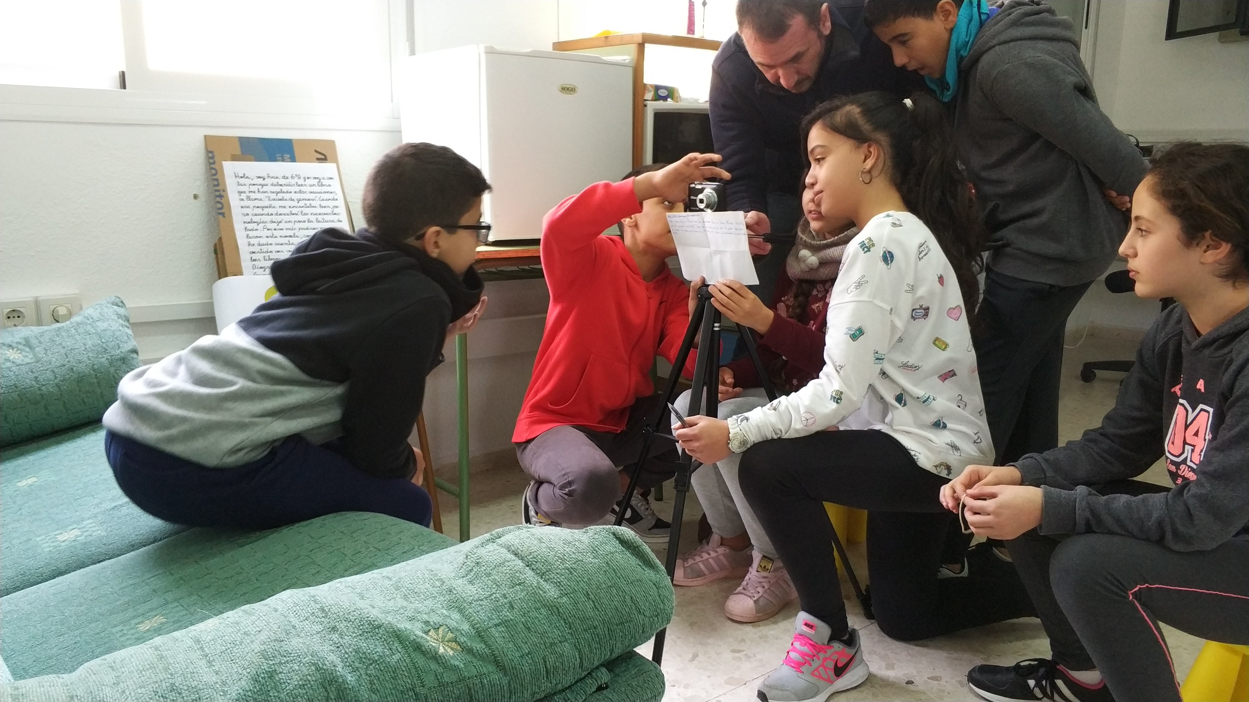 Talleres T.I.C. en el Colegio Rey Juan Carlos I de Ceuta.