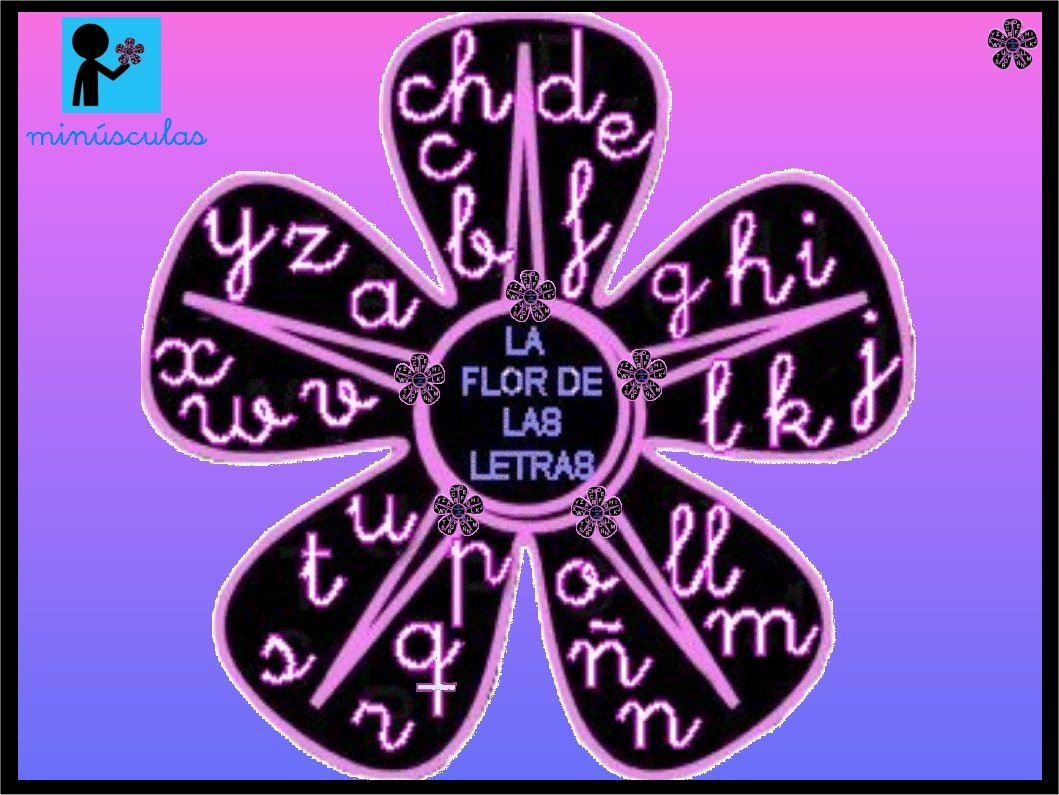 Juego La flor de las letras