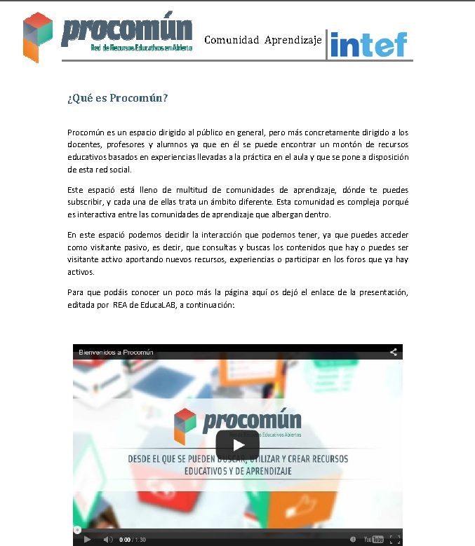 Manual sobre Procomun