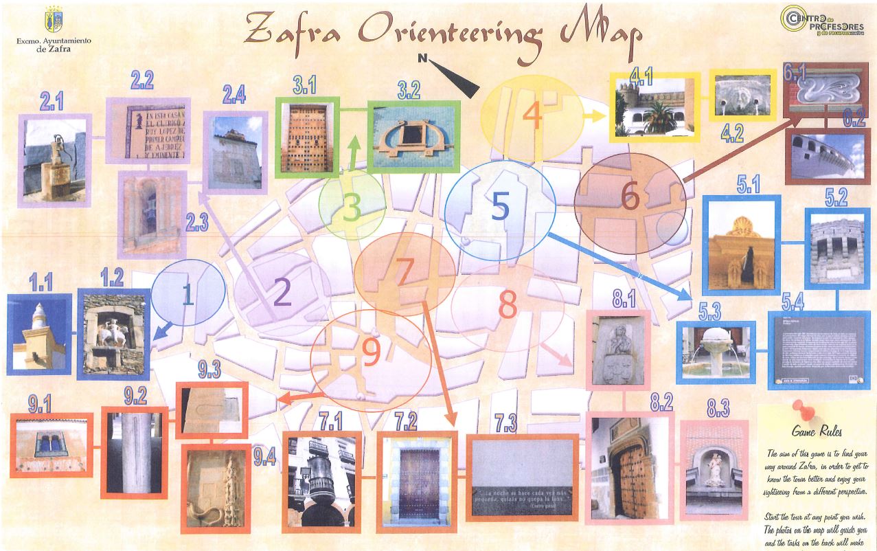 Utilización de la Realidad Aumentada - Mapa de Orientación de Zafra