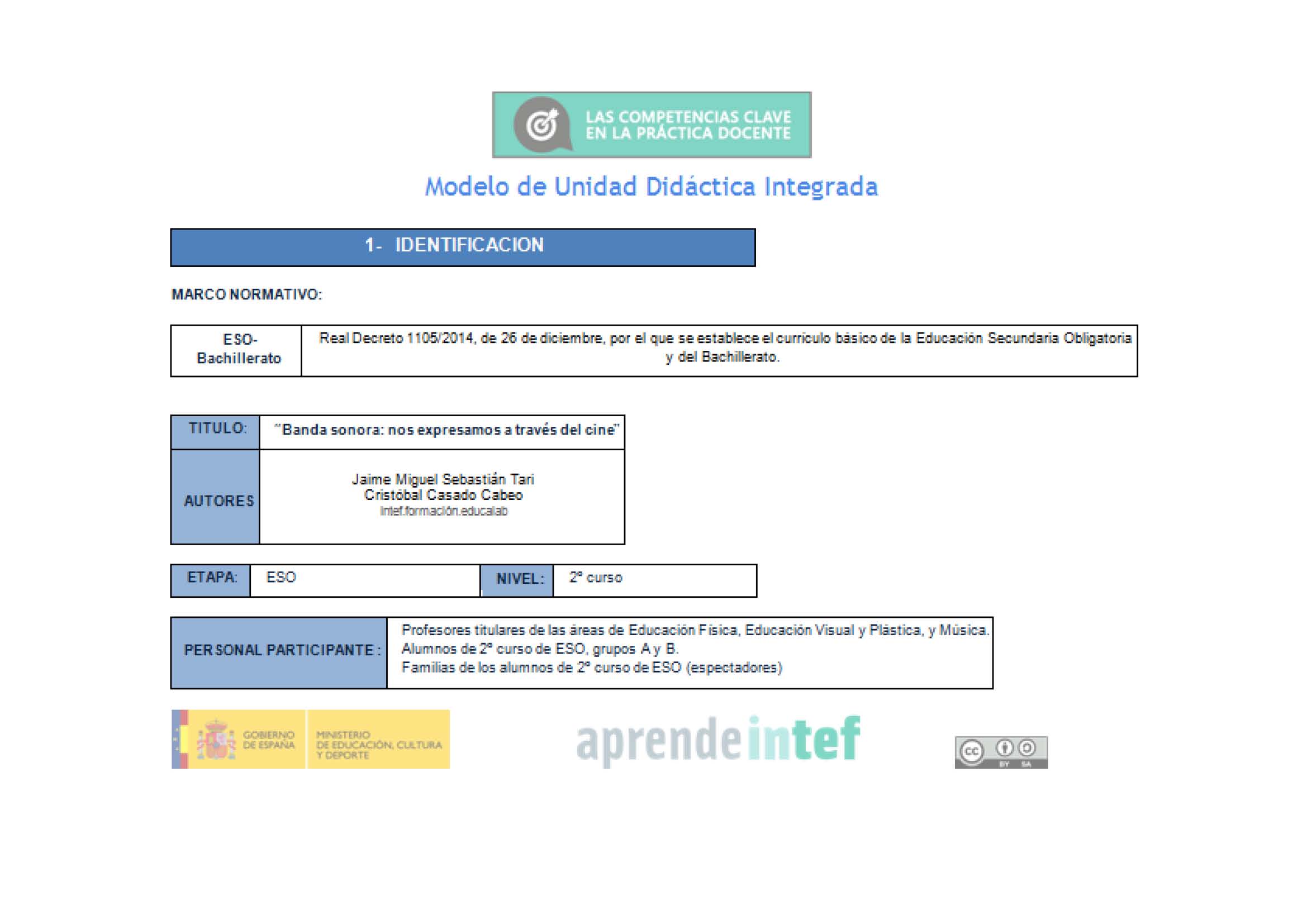 UDI "Banda sonora: nos expresamos a través del cine"