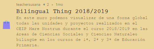 Grupo de Trabajo "La maleta bilingüe II"