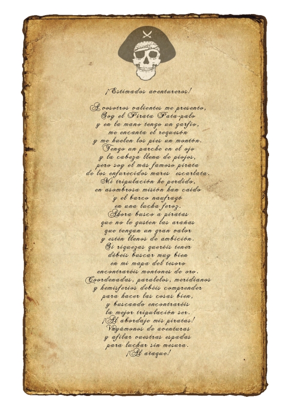 Los piratas y las coordenadas geográficas