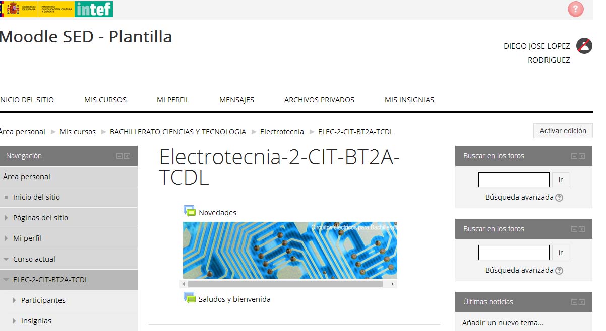 2º Bachillerato - Electrotecnia II
