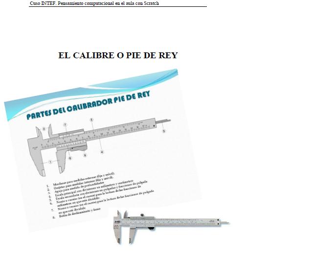 CALIBRE O PIE DE REY