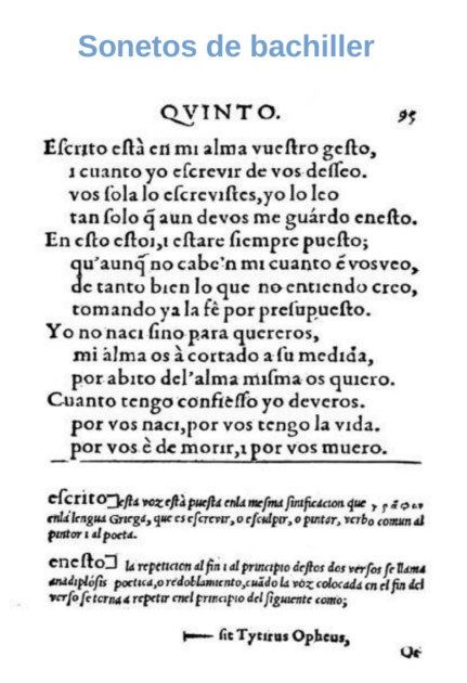 Sonetos de bachiller