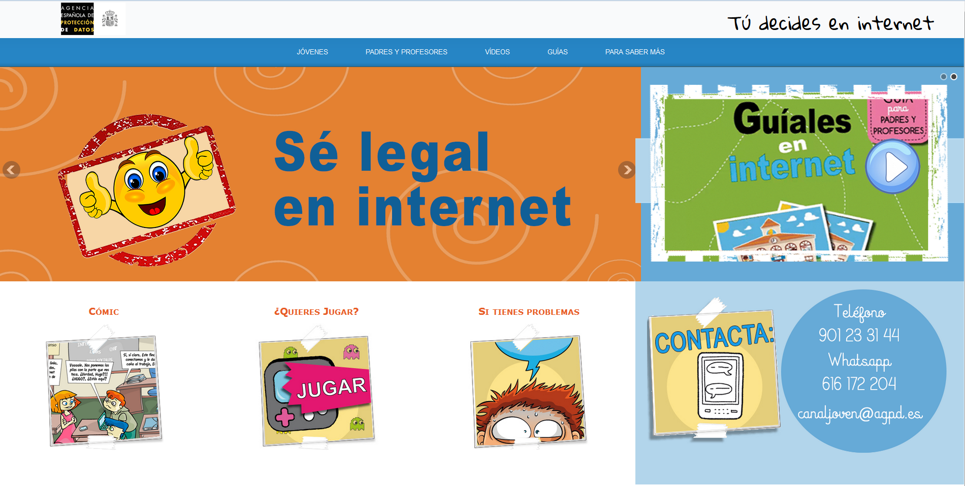 Tú decides en Internet