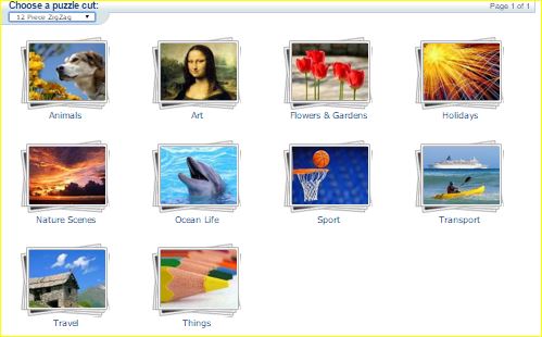 Puzzles a la carta con JigZone