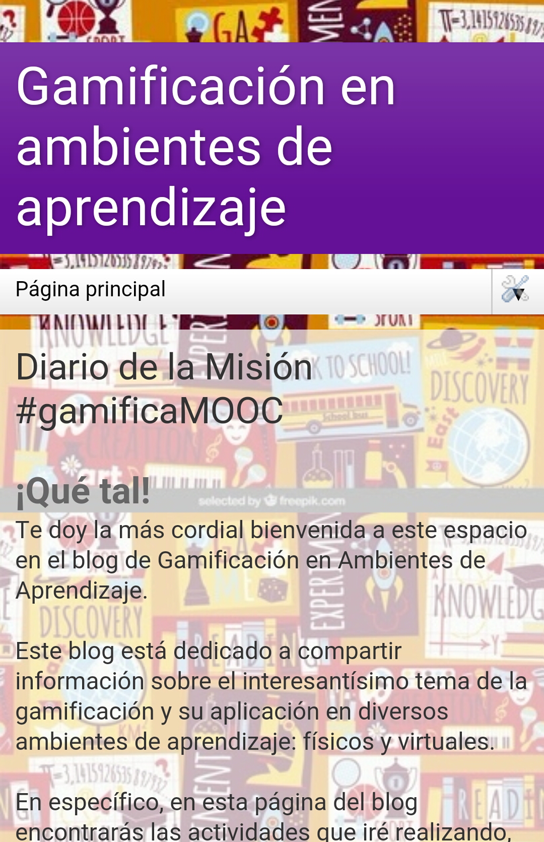 Primera misión en #gamificaMOOC 