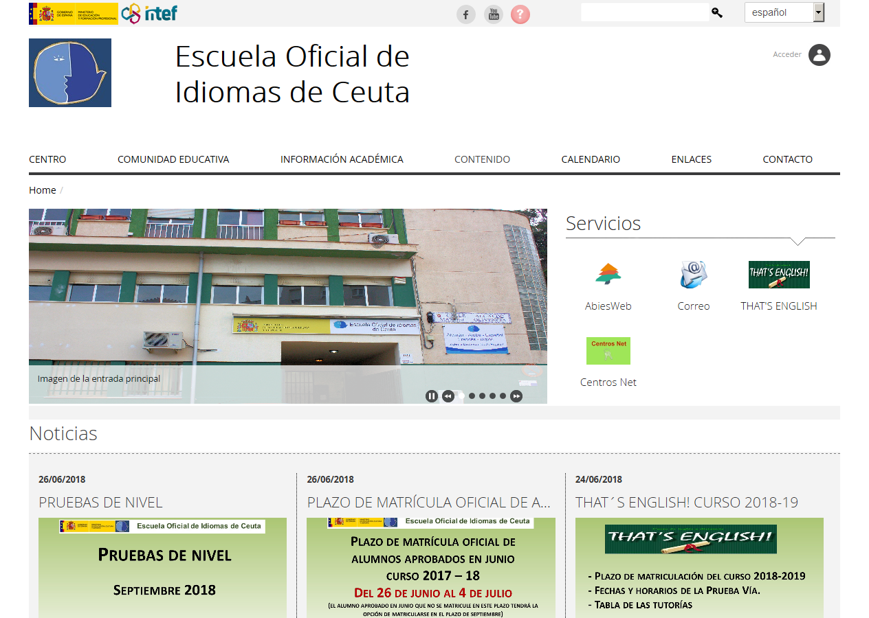Grupo de Trabajo SED 1 y 2 EOI de Ceuta