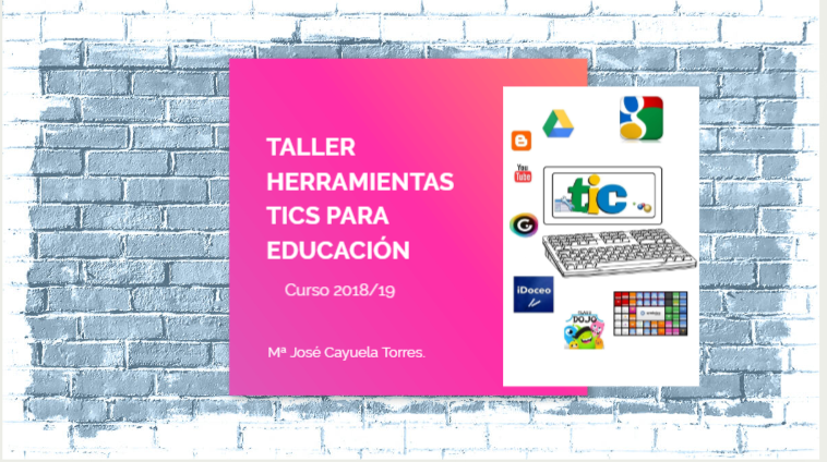 Taller Herramientas TIC para docentes. 