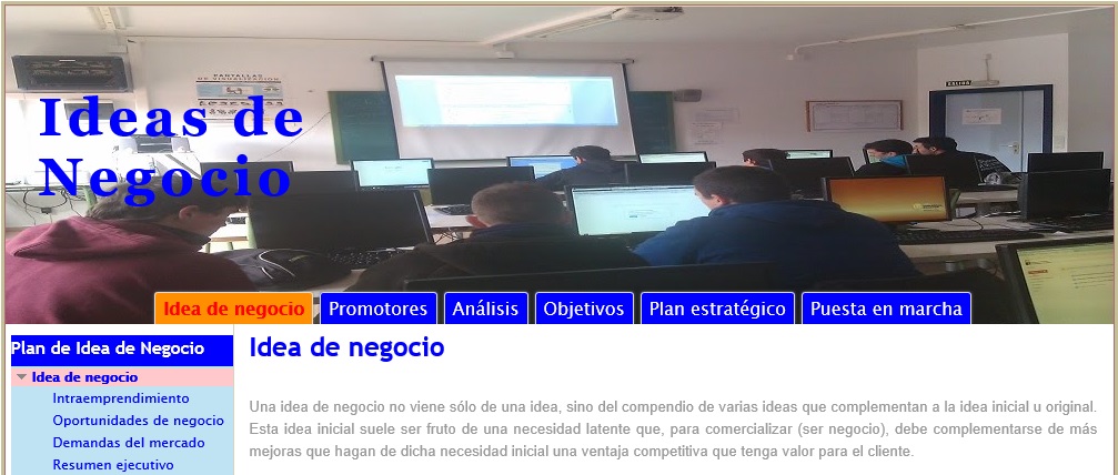 Plantilla para elaborar el Plan de Idea de Negocio del módulo de Empresa e Iniciativa Emprendedora