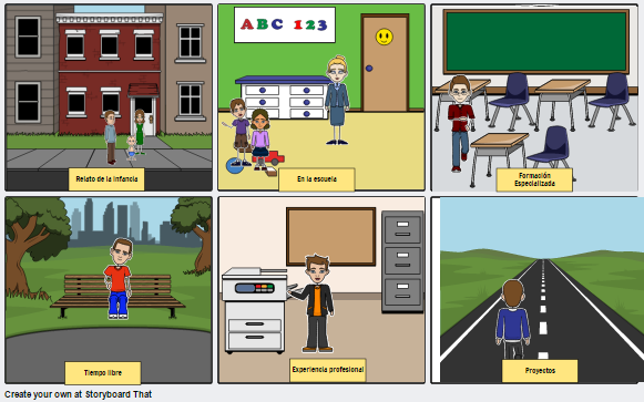 Guión narrativo, storyboard y rúbrica #EduNarraMooc