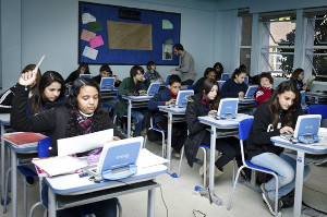 Tabla dinámica de software libre educativo.