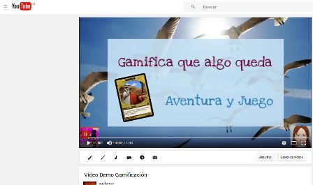 Vídeo Demo de mi experiencia gamificada