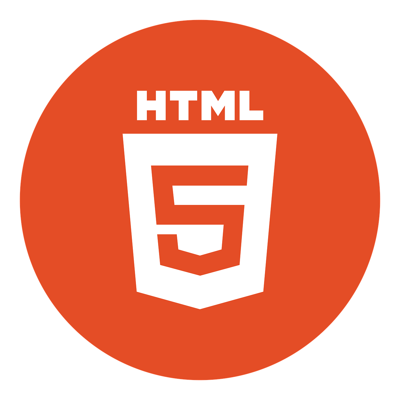 Logo de la versión 5 de html