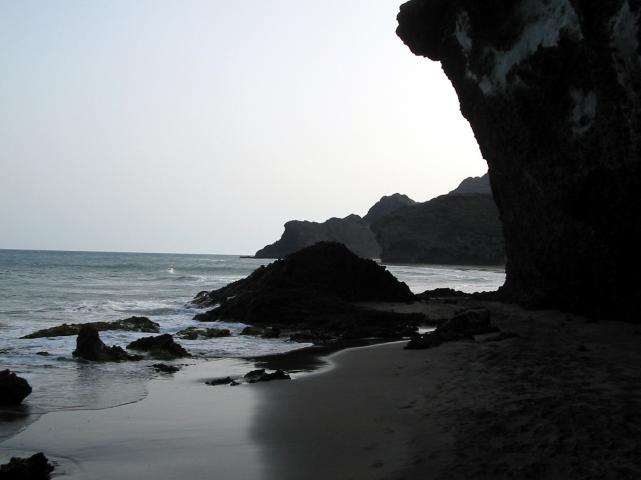 image Cala del Barronal al atardecer