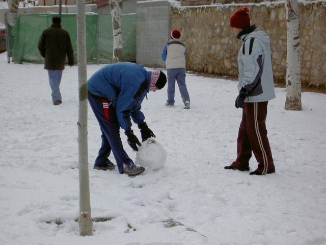 image Jugando con la nieve