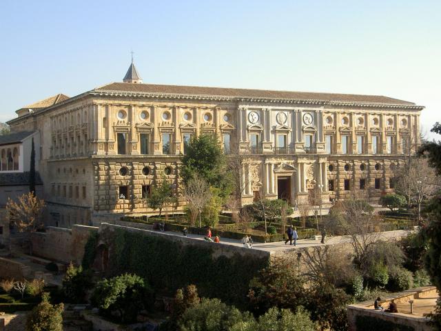 image Fachada del palacio de Carlos V, Alhambra (Granada)