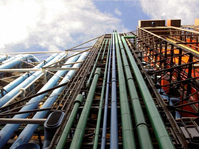 image Estructura del Centro George Pompidou, París (Francia)