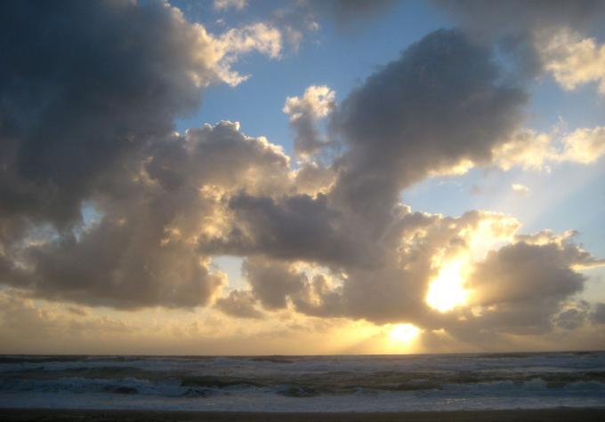 image Atardecer en la playa del cabo Ferret (Francia)