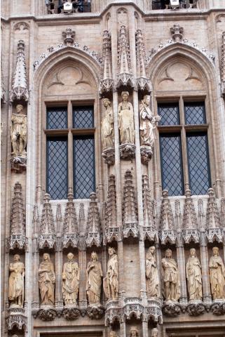 image Detalle de la fachada del Ayuntamiento de Bruselas (Bélgica)