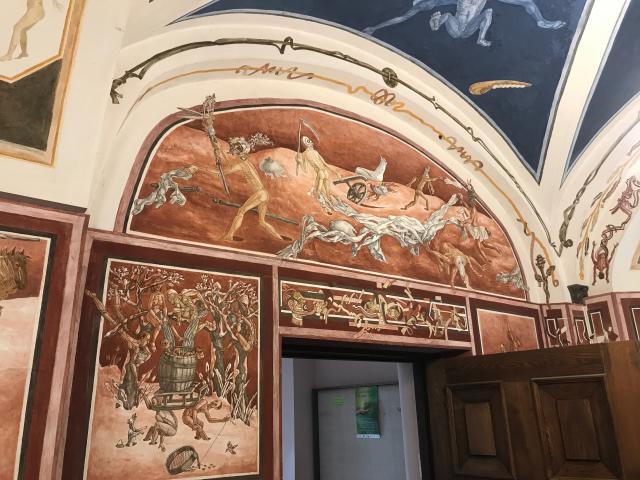 image Frescos en la universidad de Vilnius